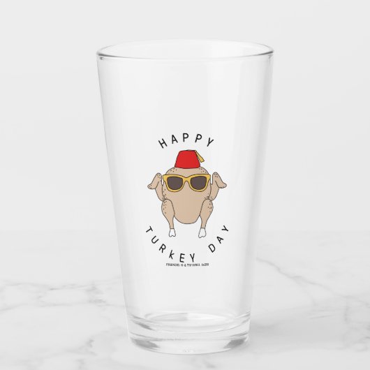 FRIENDS™ | Prettig Turksendagfeest Glas (Voorkant)