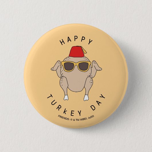 FRIENDS™ | Prettig Turksendagfeest Ronde Button 5,7 Cm (Voorkant)