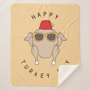 FRIENDS™ Prettig Turksendagfeest Sherpa Deken
