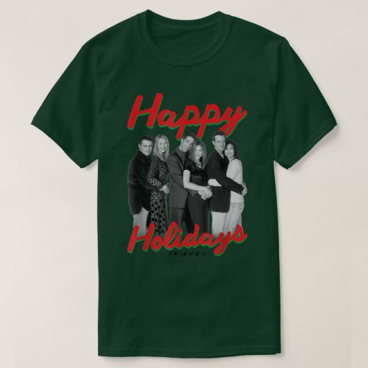 Friends Prettige feestdagen Group T-shirt (Design voorkant)