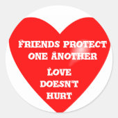Friends Protection_ Sticker (Voorkant)