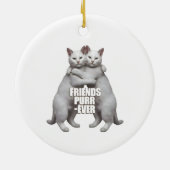 Friends Purr-Ever Keramisch Ornament (Achterkant)