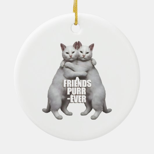Friends Purr-Ever Keramisch Ornament (Achterkant)