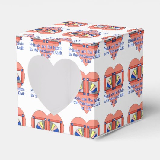 Friends Quilt Pattern Bedankdoosjes (Voorkant Zijde)