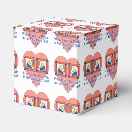 Friends Quilt Pattern Bedankdoosjes (Achterkant)