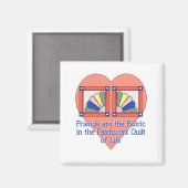 Friends Quilt Pattern Magneet (Voorkant / Achterkant)