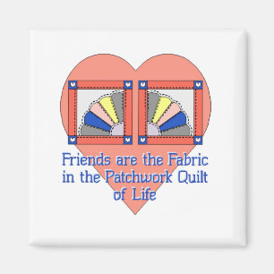 Friends Quilt Pattern Magneet