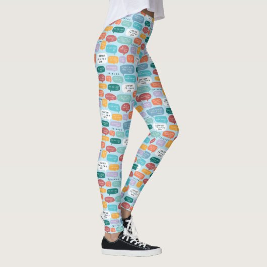 FRIENDS™ Quote Patroon Leggings (Rechts)