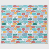 FRIENDS™ Quote Pattern Cadeaupapier (Vlak)