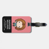 FRIENDS™ | Rachel Chibi Bagagelabel (Achterkant horizontaal)