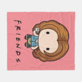 FRIENDS™ | Rachel Chibi Fleece Deken (Voorkant (Horizontaal))