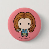 FRIENDS™ | Rachel Chibi Ronde Button 5,7 Cm (Voorkant)