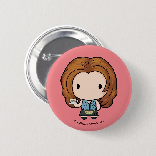 FRIENDS™ | Rachel Chibi Ronde Button 5,7 Cm (Voorkant /achterkant)