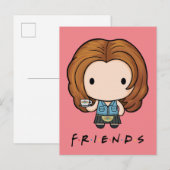 FRIENDS™ | Rachel Chibi Uitnodiging Briefkaart (Voorkant / Achterkant)