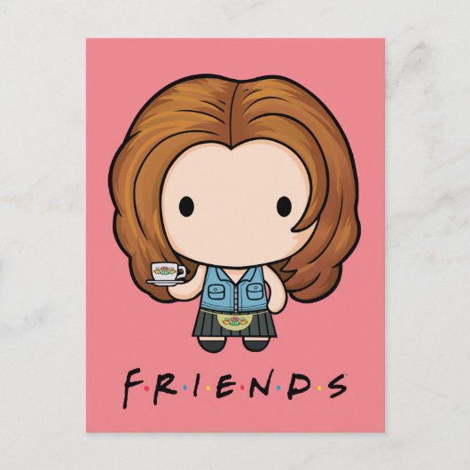 FRIENDS™ | Rachel Chibi Uitnodiging Briefkaart (Voorkant)