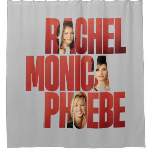 FRIENDS™ Rachel, Monica & Phoebe Douchegordijn