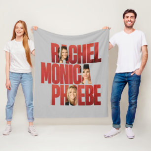 FRIENDS™ Rachel, Monica & Phoebe Fleece Deken