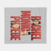 FRIENDS™ | Rachel, Monica & Phoebe Fleece Deken (Voorkant (Horizontaal))