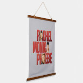 FRIENDS™ | Rachel, Monica & Phoebe Hangend Wandkleed (Gebogen)