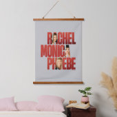 FRIENDS™ | Rachel, Monica & Phoebe Hangend Wandkleed (Slaapkamer)