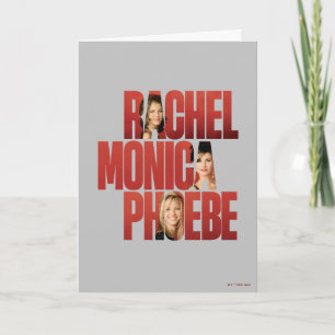 FRIENDS™ Rachel, Monica & Phoebe Kaart
