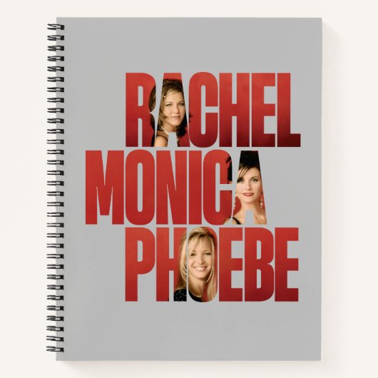 FRIENDS™ | Rachel, Monica & Phoebe Notitieboek (Voorkant)