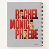 FRIENDS™ | Rachel, Monica & Phoebe Notitieboek (Achterkant)