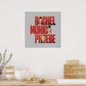 FRIENDS™ | Rachel, Monica & Phoebe Poster (Keuken)