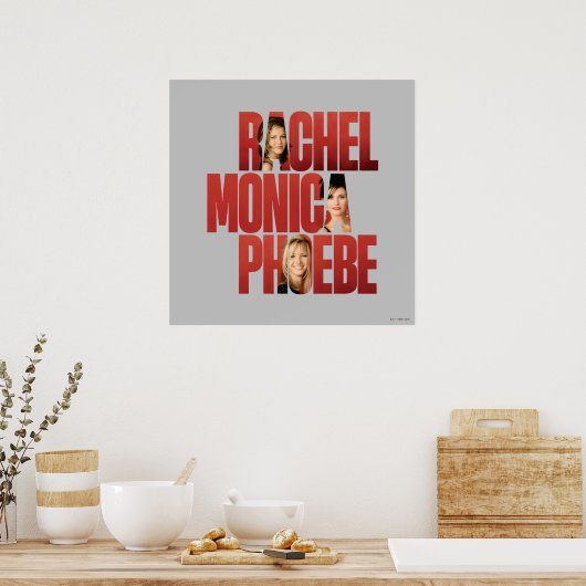 FRIENDS™ | Rachel, Monica & Phoebe Poster (Keuken)