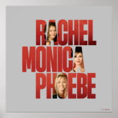 FRIENDS™ | Rachel, Monica & Phoebe Poster (Voorkant)