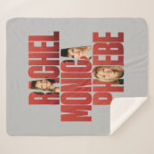 FRIENDS™ | Rachel, Monica & Phoebe Sherpa Deken (Voorkant (horizontaal))