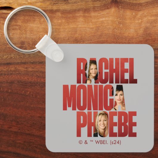 FRIENDS™ | Rachel, Monica & Phoebe Sleutelhanger (Voorkant)
