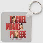 FRIENDS™ | Rachel, Monica & Phoebe Sleutelhanger (Achterkant)