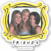 FRIENDS™ | Rachel, Phoebe en Monica Sticker (Voorkant)