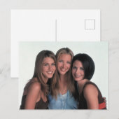 FRIENDS™ | Rachel, Phoebe en Monica Uitnodiging Briefkaart (Voorkant / Achterkant)
