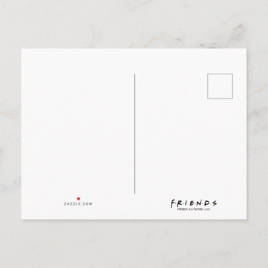 FRIENDS™ | Rachel, Phoebe en Monica Uitnodiging Briefkaart (Achterkant)