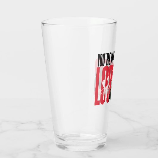 FRIENDS™ | Rachel & Ross - Jij bent mijn kreeft Glas (Rechts)