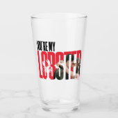 FRIENDS™ | Rachel & Ross - Jij bent mijn kreeft Glas (Voorkant)