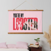 FRIENDS™ | Rachel & Ross - Jij bent mijn kreeft Hangend Wandkleed (Slaapkamer)