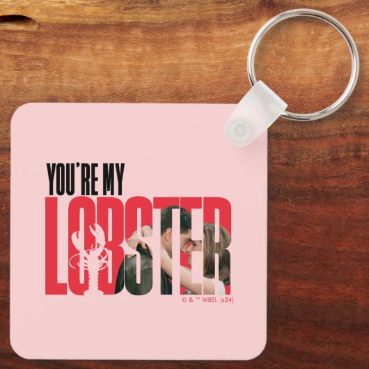 FRIENDS™ | Rachel & Ross - Jij bent mijn kreeft Sleutelhanger (Achterkant)