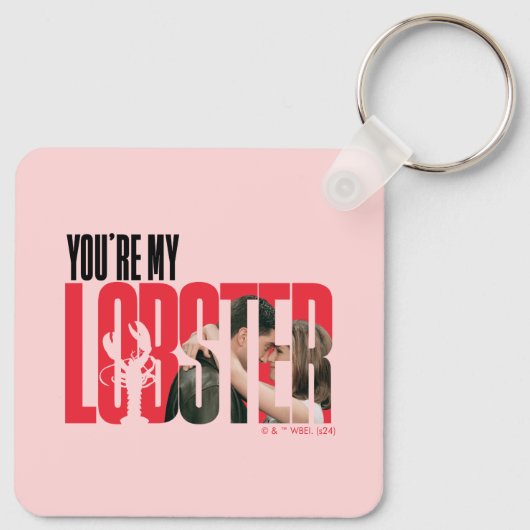 FRIENDS™ | Rachel & Ross - Jij bent mijn kreeft Sleutelhanger (Achterkant)
