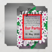 Friends Reunion Uitnodiging (Voorkant / Achterkant)