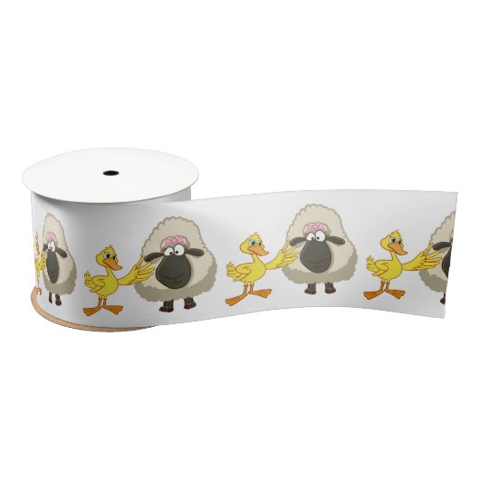 Friends Ribbon Satijnen Lint (Spoel)