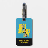 FRIENDS™ | Ross, Chandler en Joey Bagagelabel (Achterkant verticaal)