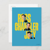 FRIENDS™ | Ross, Chandler en Joey Briefkaart (Voorkant / Achterkant)