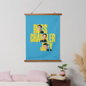 FRIENDS™ | Ross, Chandler en Joey Hangend Wandkleed (Slaapkamer)