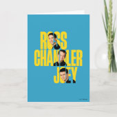 FRIENDS™ | Ross, Chandler en Joey Kaart (Voorkant)