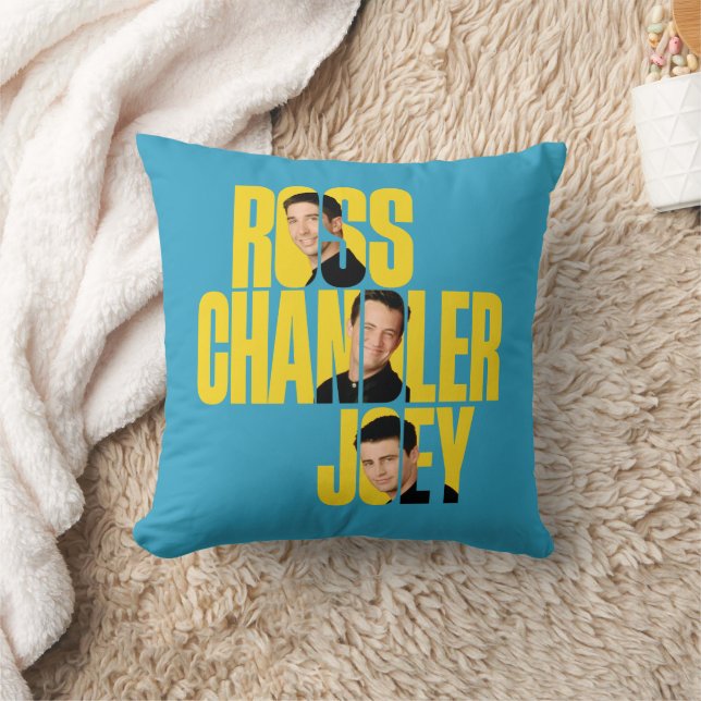 FRIENDS™ | Ross, Chandler en Joey Kussen (Deken)
