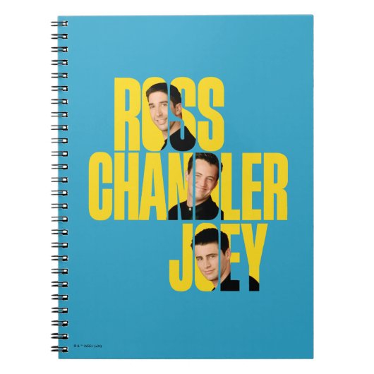 FRIENDS™ | Ross, Chandler en Joey Notitieboek (Voorkant)