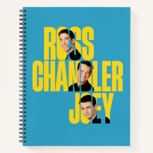FRIENDS™   Ross, Chandler en Joey Notitieboek